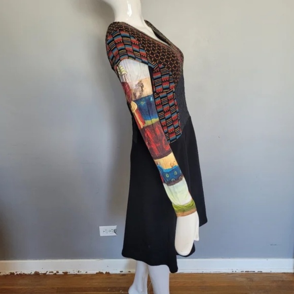 Aventure Des Toiles Sweater Dress with Circus Sleeves, VGUC, Size 4 - Picture 3 of 5